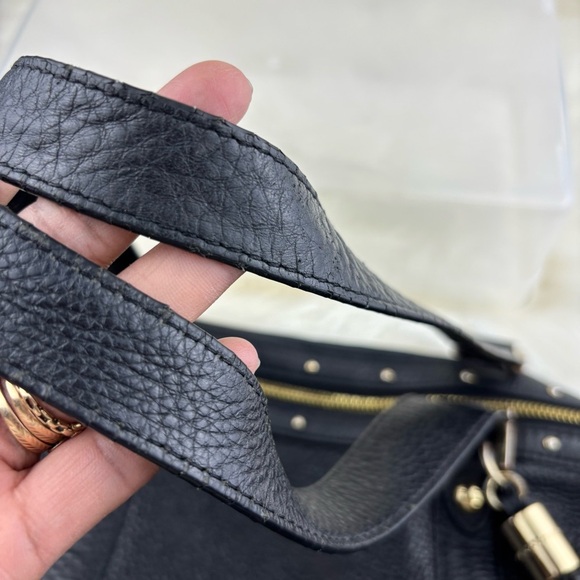 Juicy Couture Black Shoulder Bag with Tassel Detailing - Picture 13 of 14